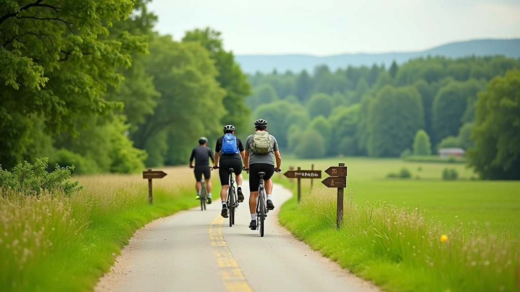 South Bohemia weekend cycling routes through countryside